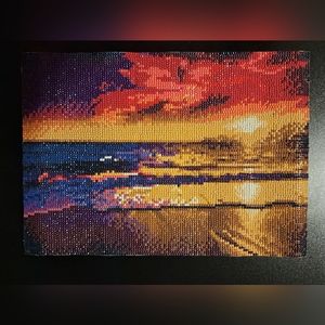 Finished beach sunset